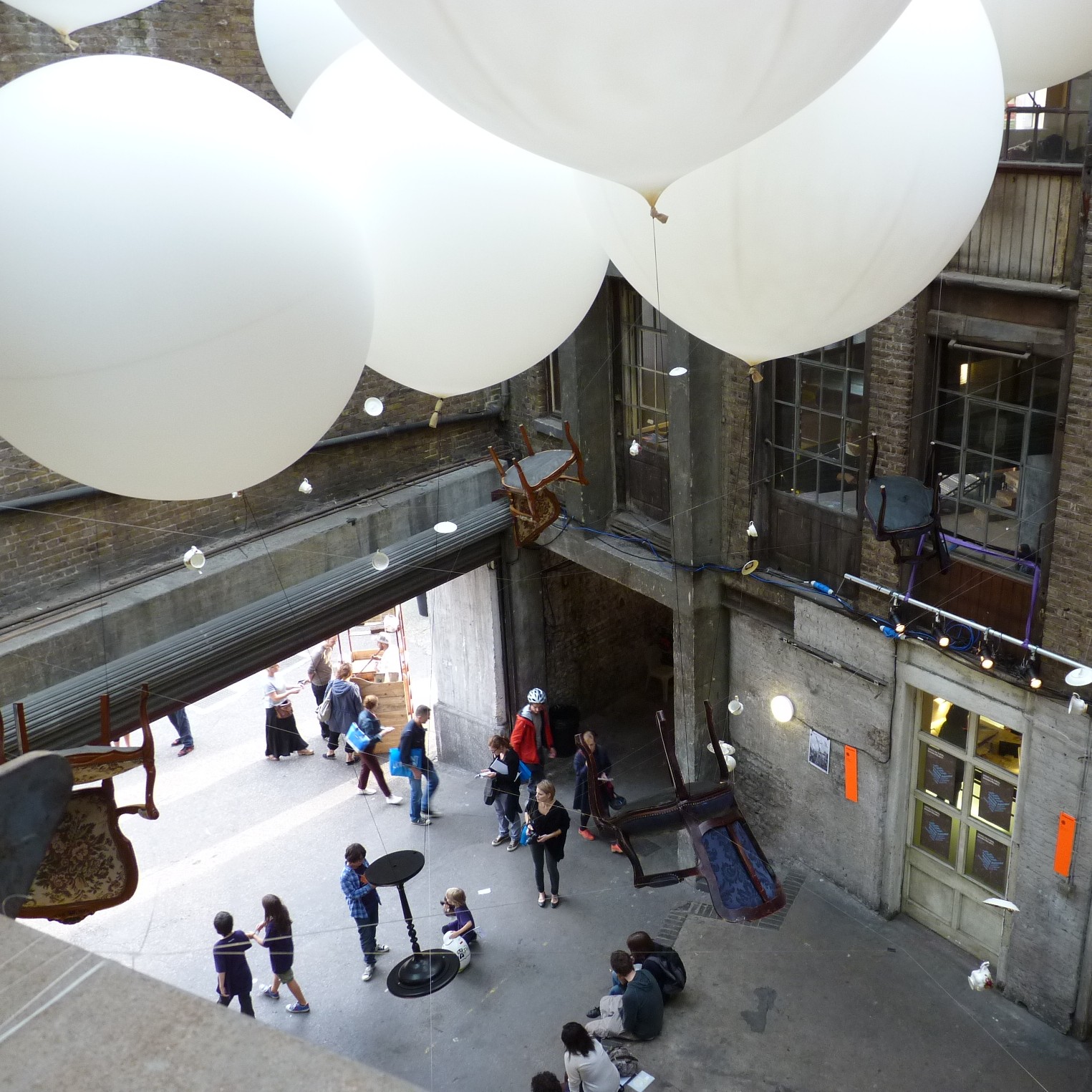 designersblock view from 3rd floor into atrium