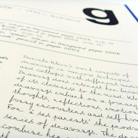 Alexandre Bettler design using his Dad's handwriting