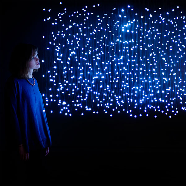 JIM CAMPBELL Exploded View Light Show Hayward Gallery