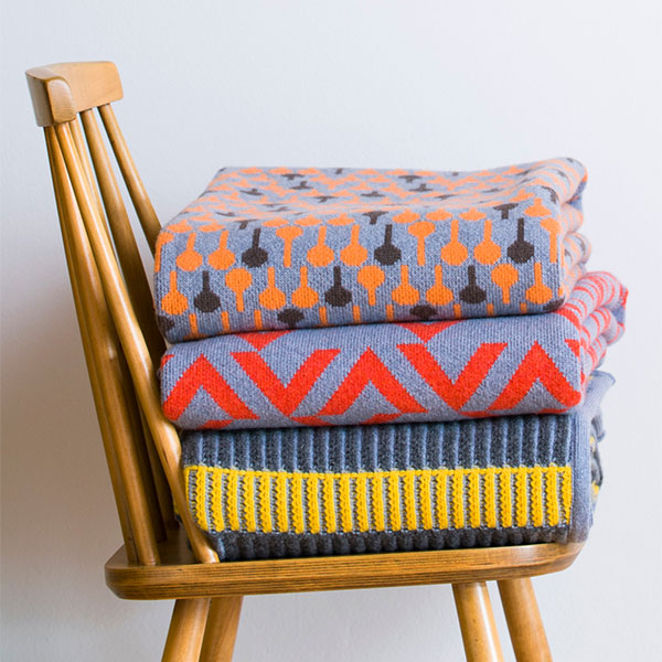 Seven Gauge Studios knitted blankets